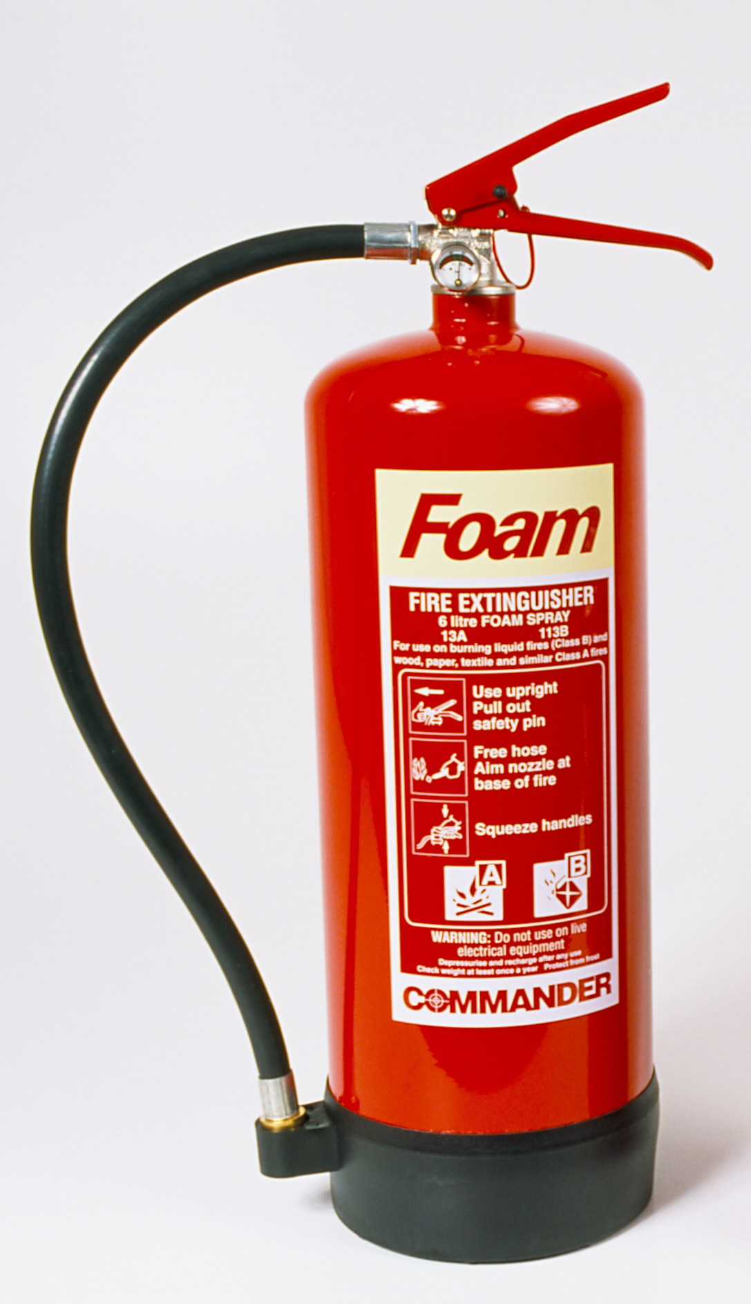 6 Litre Foam Fire Extinguishers